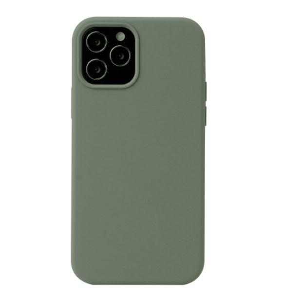 Silikonový kryt pro iPhone 12 Mini tmavě zelený 1 Silikonový kryt pro iPhone 12 Mini tmavě zelený