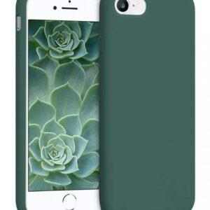 Silikonový kryt pro iPhone SE 2020/ 7/ 8 tmavě zelený