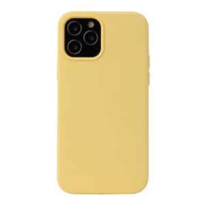 Silikonový kryt pro iPhone 12/ 12 Pro žlutý