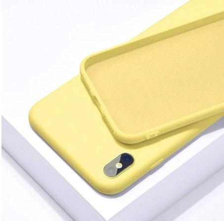 Silikonový kryt pro iPhone SE 2020/ 7/ 8 žlutý 1 Silikonový kryt pro iPhone SE 2020/ 7/ 8 žlutý