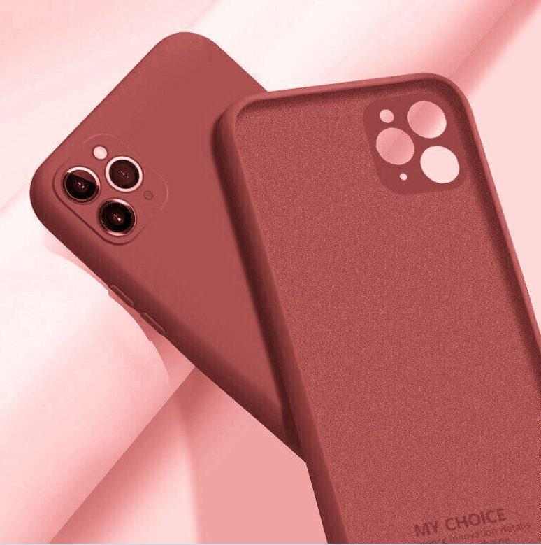 Silikonový kryt pro iPhone 11 tmavě růžový 1 Silikonový kryt pro iPhone 11 tmavě růžový