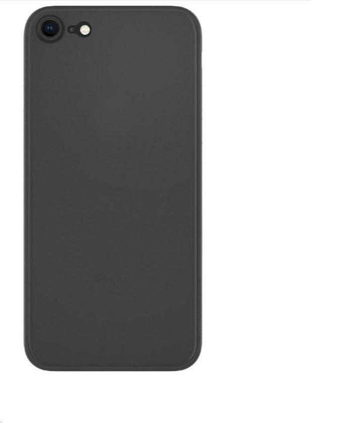 Silikonový kryt na iPhone SE (2020) / 8 / 7 - černá 1 Silikonový kryt na iPhone SE (2020) / 8 / 7 - černá