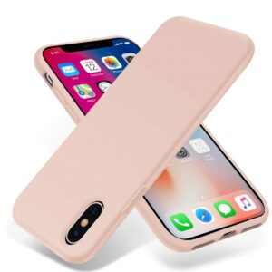 Silikonový kryt pro iPhone X/ XS - růžový