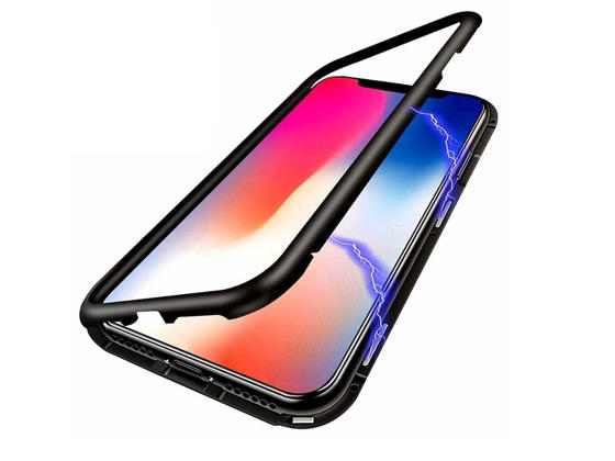 Magnetický kryt pro Samsung Galaxy S10 Plus černý 1 Magnetický kryt pro Samsung Galaxy S10 Plus černý