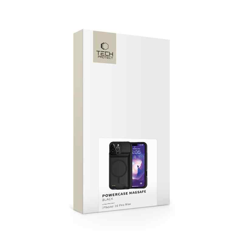 Externí baterie / kryt TECH-PROTECT pro Apple iPhone 16 Pro Max - podpora MagSafe - 8500 mAh - černá 5 Externí baterie / kryt TECH-PROTECT pro Apple iPhone 16 Pro Max - podpora MagSafe - 8500 mAh - černá - Obrázek 5