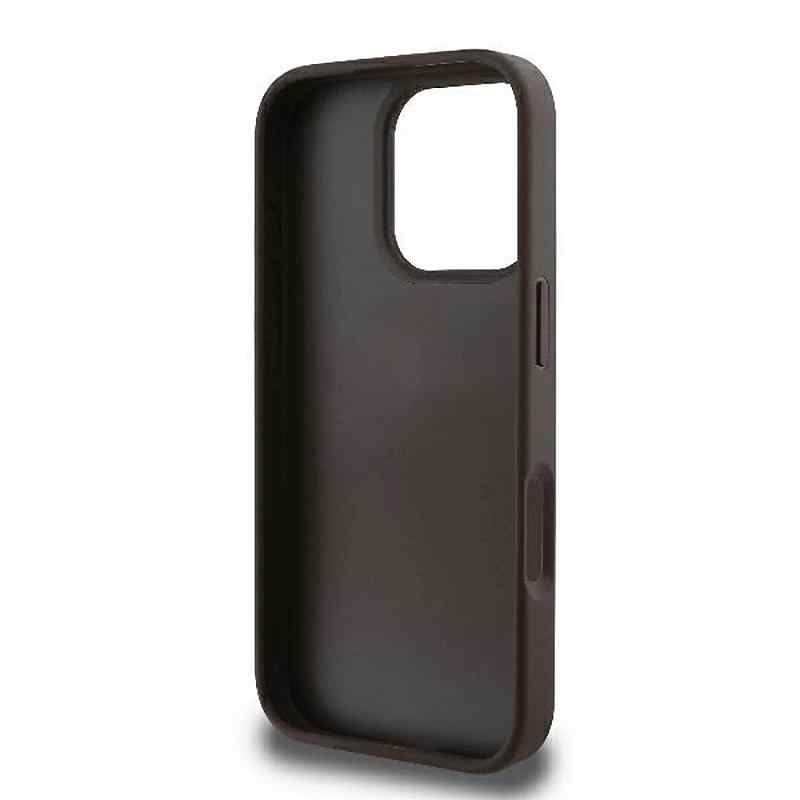 Kryt GUESS Metal logo pro Apple iPhone 16 Pro Max - šňůrka / řetízek - umělá kůže - hnědý 7 Kryt GUESS Metal logo pro Apple iPhone 16 Pro Max - šňůrka / řetízek - umělá kůže - hnědý - Obrázek 7