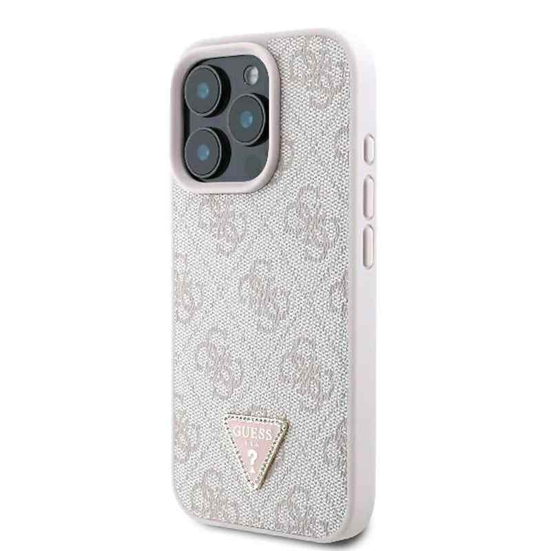 Kryt GUESS pro Apple iPhone 16 Pro - odnímatelná šňůrka - gumový / umělá kůže - růžový 2 Kryt GUESS pro Apple iPhone 16 Pro - odnímatelná šňůrka - gumový / umělá kůže - růžový - Obrázek 2