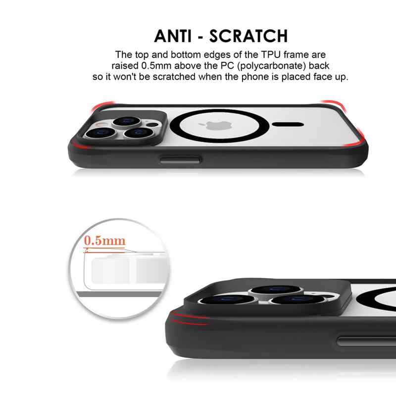 Kryt JP MagFit pro Apple iPhone 16 Pro - podpora MagSafe - odolný - plastový / gumový - černý 3 Kryt JP MagFit pro Apple iPhone 16 Pro - podpora MagSafe - odolný - plastový / gumový - černý - Obrázek 3