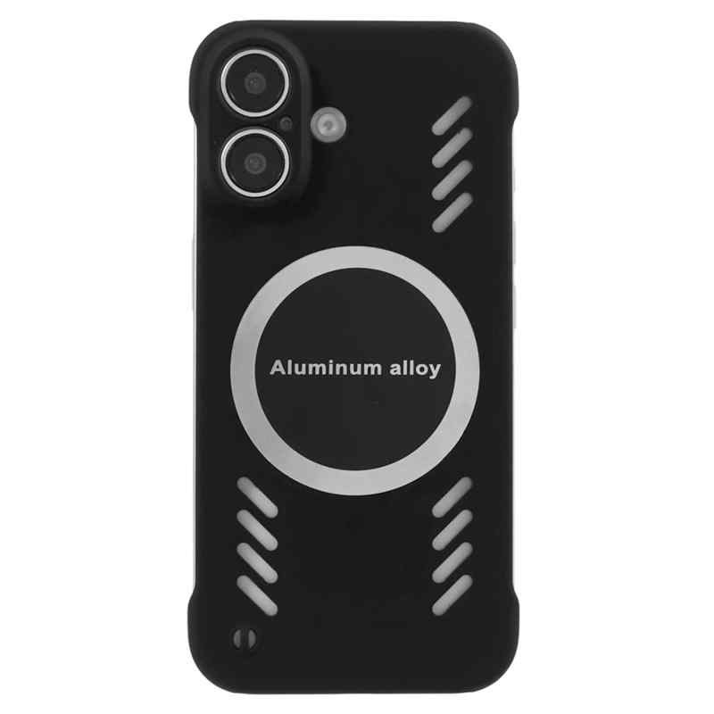 Kryt pro Apple iPhone 16 - kryty čoček - otvory - MagSafe - plastový - černý 3 Kryt pro Apple iPhone 16 - kryty čoček - otvory - MagSafe - plastový - černý - Obrázek 3