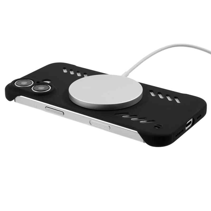 Kryt pro Apple iPhone 16 - kryty čoček - otvory - MagSafe - plastový - černý 4 Kryt pro Apple iPhone 16 - kryty čoček - otvory - MagSafe - plastový - černý - Obrázek 4