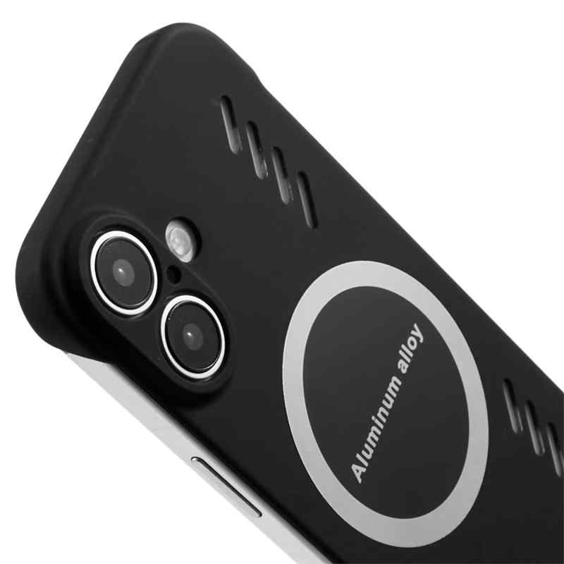 Kryt pro Apple iPhone 16 - kryty čoček - otvory - MagSafe - plastový - černý 7 Kryt pro Apple iPhone 16 - kryty čoček - otvory - MagSafe - plastový - černý - Obrázek 7