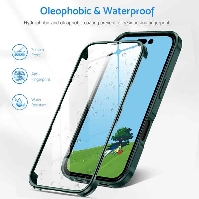 Kryt pro Apple iPhone 16 Plus - 360° - gumový / skleněný - červený 6 Kryt pro Apple iPhone 16 Plus - 360° - gumový / skleněný - červený - Obrázek 6