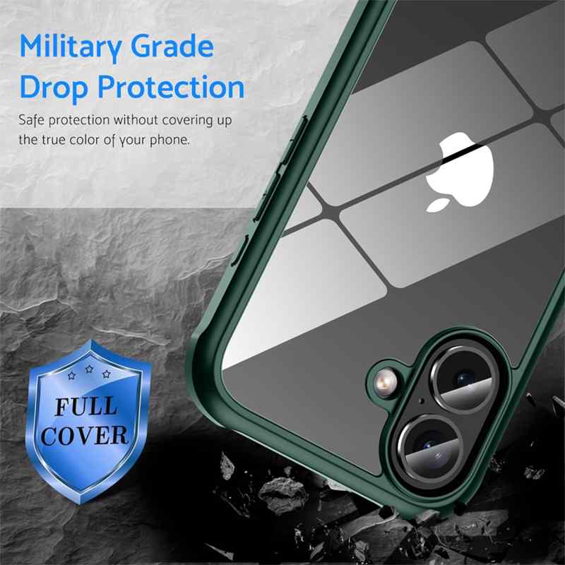 Kryt pro Apple iPhone 16 Plus - 360° - gumový / skleněný - červený 8 Kryt pro Apple iPhone 16 Plus - 360° - gumový / skleněný - červený - Obrázek 8