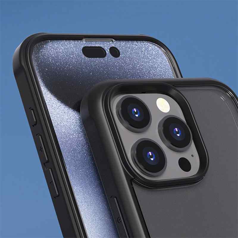 Kryt pro Apple iPhone 16 Pro - 360° - gumový / skleněný - tmavě zelený 2 Kryt pro Apple iPhone 16 Pro - 360° - gumový / skleněný - tmavě zelený - Obrázek 2