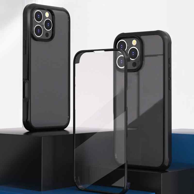 Kryt pro Apple iPhone 16 Pro - 360° - gumový / skleněný - tmavě zelený 8 Kryt pro Apple iPhone 16 Pro - 360° - gumový / skleněný - tmavě zelený - Obrázek 8