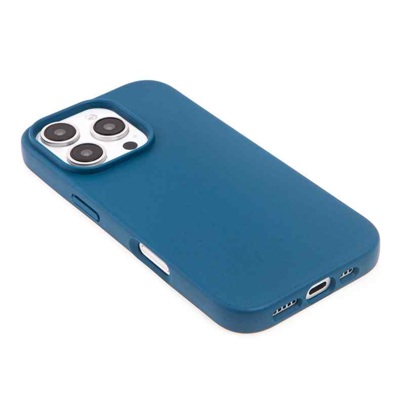 Kryt pro Apple iPhone 16 Pro Max - slaměné kousky - gumový - tmavě modrý 3 Kryt pro Apple iPhone 16 Pro Max - slaměné kousky - gumový - tmavě modrý - Obrázek 3