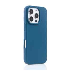 kryt pro apple iphone 16 pro max slamene kousky gumovy tmave modry