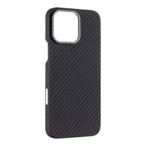 kryt tactical magforce pro apple iphone 16 pro max aramidova vlakna karbon cerny