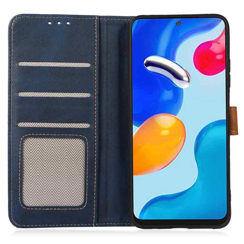Pouzdro pro Apple iPhone 16 Pro Max - stojánek + spona - umělá kůže - tmavě modré 3 Pouzdro pro Apple iPhone 16 Pro Max - stojánek + spona - umělá kůže - tmavě modré - Obrázek 3