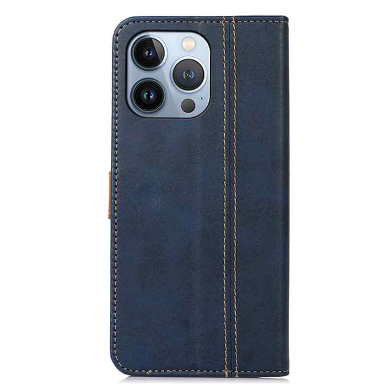 Pouzdro pro Apple iPhone 16 Pro Max - stojánek + spona - umělá kůže - tmavě modré 6 Pouzdro pro Apple iPhone 16 Pro Max - stojánek + spona - umělá kůže - tmavě modré - Obrázek 6