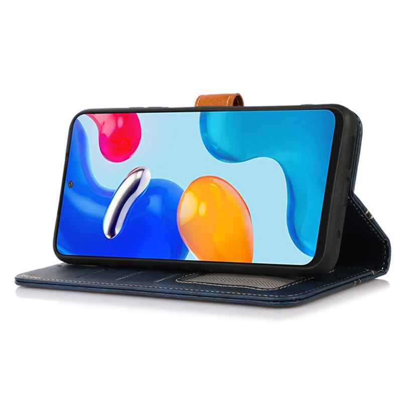 Pouzdro pro Apple iPhone 16 Pro Max - stojánek + spona - umělá kůže - tmavě modré 1 Pouzdro pro Apple iPhone 16 Pro Max - stojánek + spona - umělá kůže - tmavě modré
