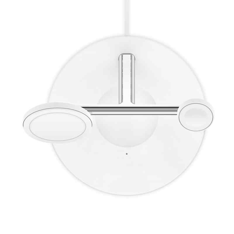 Bezdrátová nabíječka / stojánek MagSafe BELKIN 15W - 3v1 pro Apple iPhone / AirPods / Watch - bílá 4 Bezdrátová nabíječka / stojánek MagSafe BELKIN 15W - 3v1 pro Apple iPhone / AirPods / Watch - bílá - Obrázek 4