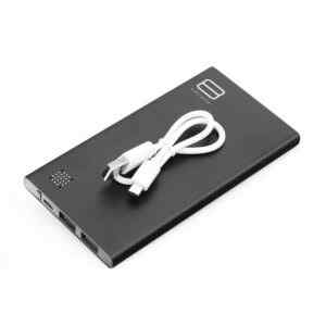 Externí baterie / power bank PURIDEA - 8000 mAh - 2x USB, celkem 3A - černá