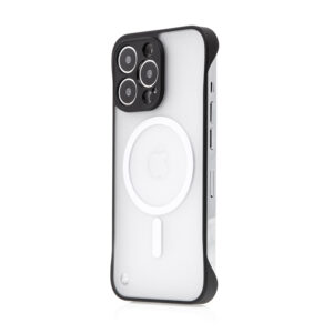 kryt pro apple iphone 13 pro krouzek podpora magsafe plastovy gumovy cerny