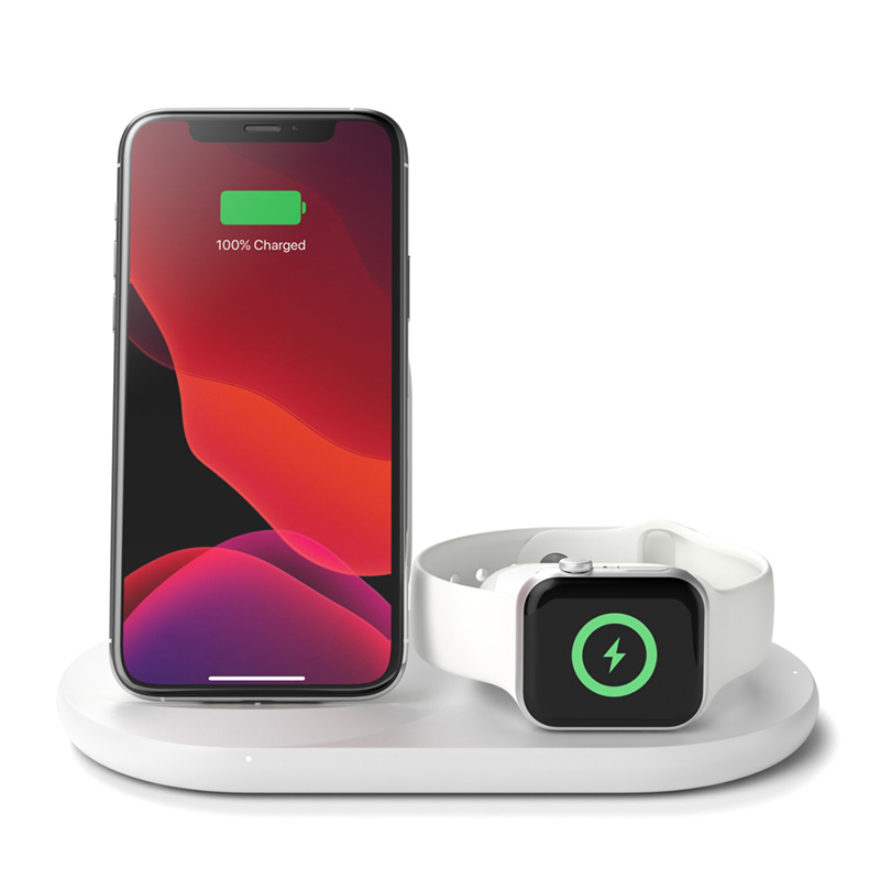 Nabíjecí stojánek / stanice 3v1 BELKIN Power House pro Apple iPhone / Watch /AirPods - MFi - bílý 12 Nabíjecí stojánek / stanice 3v1 BELKIN Power House pro Apple iPhone / Watch /AirPods - MFi - bílý - Obrázek 12