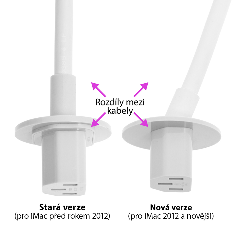 Napájecí kabel pro Apple iMac (od 2012) - EU koncovka - 1,8m 3 Napájecí kabel pro Apple iMac (od 2012) - EU koncovka - 1,8m - Obrázek 3