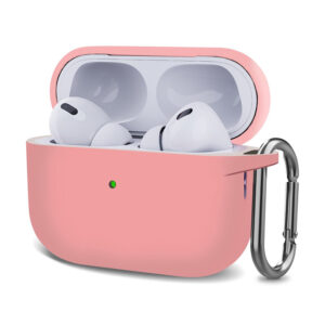 Pouzdro pro Apple AirPods Pro (2022) / AirPods Pro - karabina - silikonové - růžové