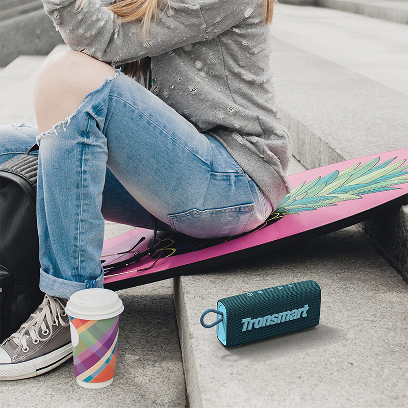 Reproduktor Bluetooth 5.3 TRONSMART - 2000 mAh baterie - 10W - vodotěsný IPX7 - zelený 7 Reproduktor Bluetooth 5.3 TRONSMART - 2000 mAh baterie - 10W - vodotěsný IPX7 - zelený - Obrázek 7