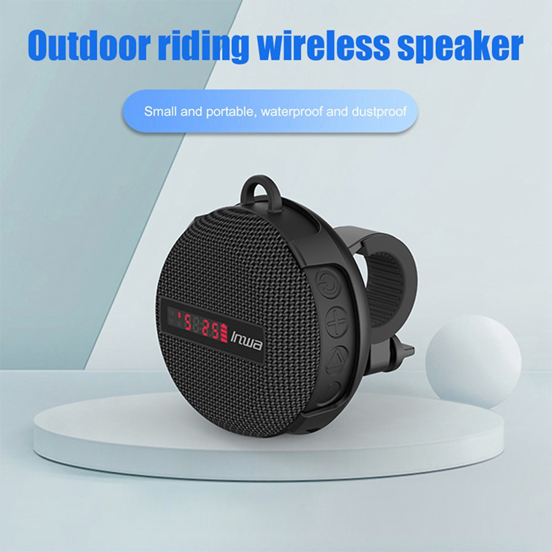 Reproduktor Bluetooth + držák na kolo - zobrazení rychlosti - AUX / SD vstup - odolný - černý 11 Reproduktor Bluetooth + držák na kolo - zobrazení rychlosti - AUX / SD vstup - odolný - černý - Obrázek 11