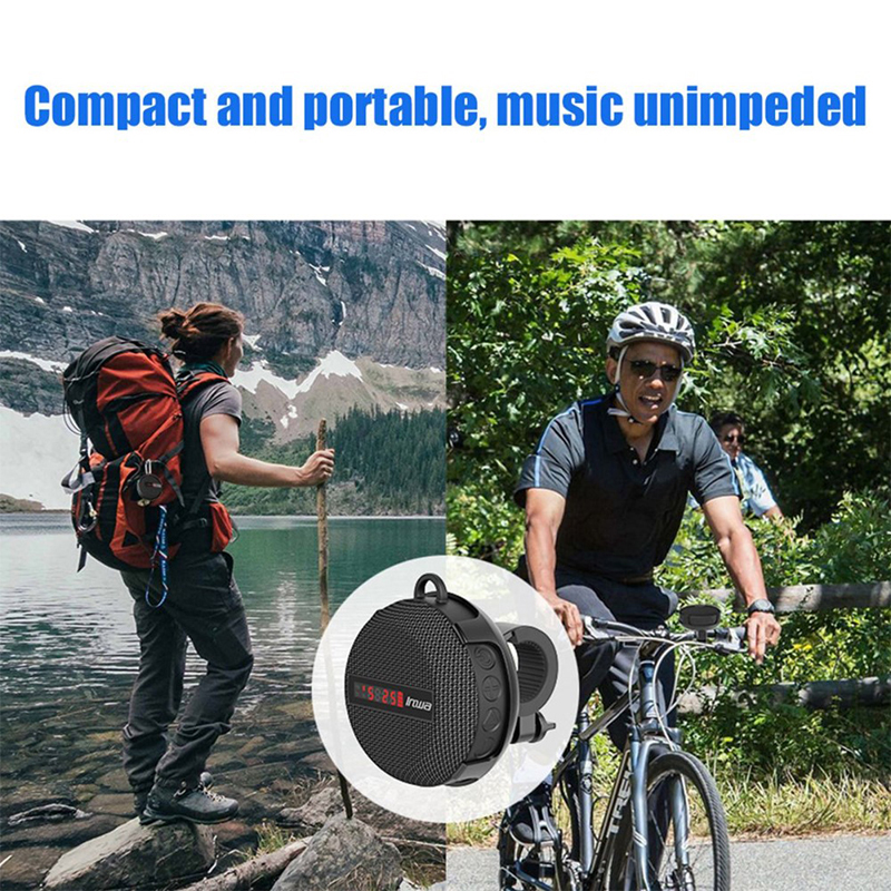 Reproduktor Bluetooth + držák na kolo - zobrazení rychlosti - AUX / SD vstup - odolný - černý 5 Reproduktor Bluetooth + držák na kolo - zobrazení rychlosti - AUX / SD vstup - odolný - černý - Obrázek 5