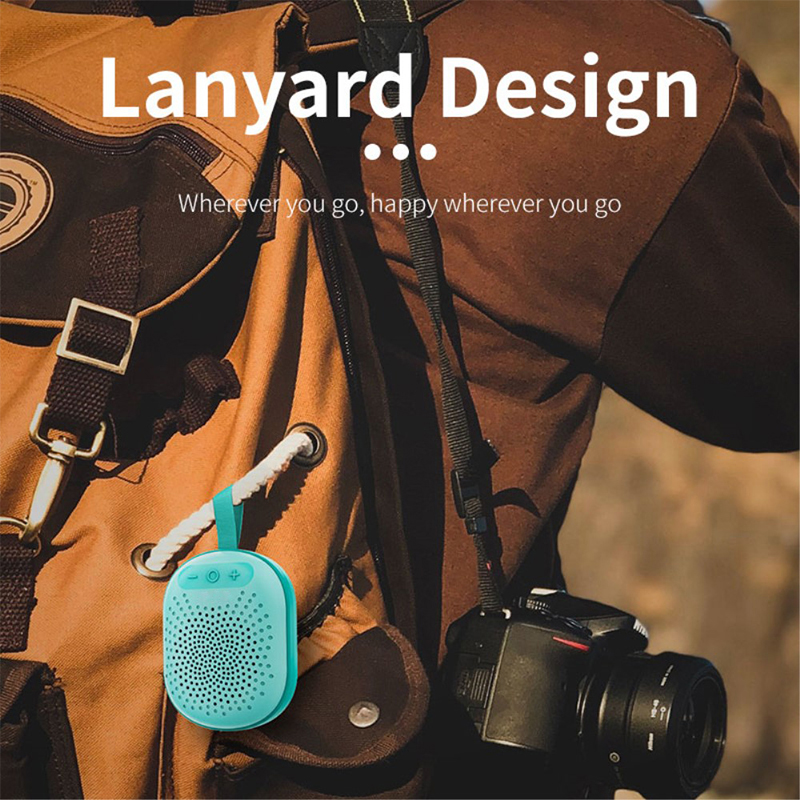 Reproduktor Bluetooth - mini provedení - voděodolný - 3W - RGB světlo - modrý 3 Reproduktor Bluetooth - mini provedení - voděodolný - 3W - RGB světlo - modrý - Obrázek 3