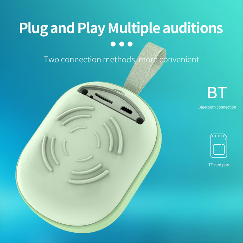 Reproduktor Bluetooth - mini provedení - voděodolný - 3W - RGB světlo - modrý 4 Reproduktor Bluetooth - mini provedení - voděodolný - 3W - RGB světlo - modrý - Obrázek 4