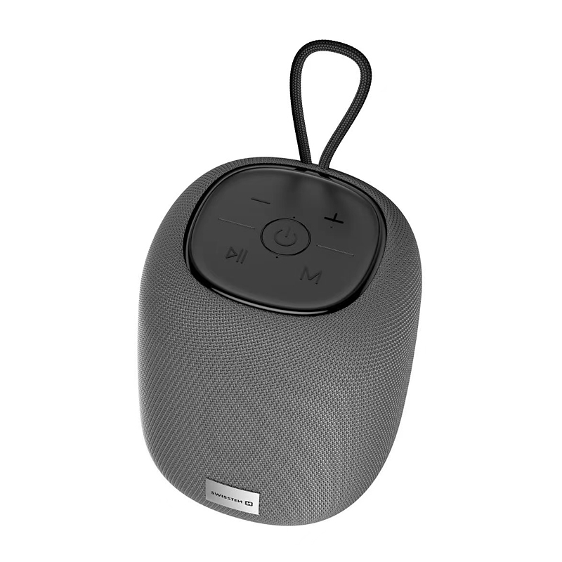 Reproduktor Bluetooth SWISSTEN SOUND-X - 15W USB-C - nylonový - poutko - šedý 4 Reproduktor Bluetooth SWISSTEN SOUND-X - 15W USB-C - nylonový - poutko - šedý - Obrázek 4