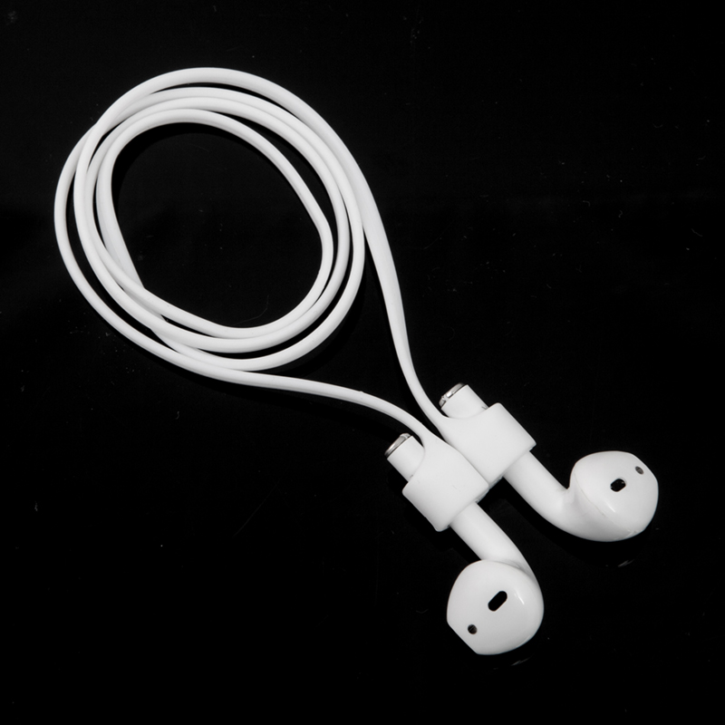 Šňůrka / úchyt pro Apple AirPods - s magnety ke spojení - silikonová - bílá 2 Šňůrka / úchyt pro Apple AirPods - s magnety ke spojení - silikonová - bílá - Obrázek 2