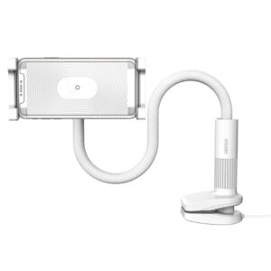 stojan drzak choetech 2v1 pro apple iphone bezdratova qi nabijecka bily