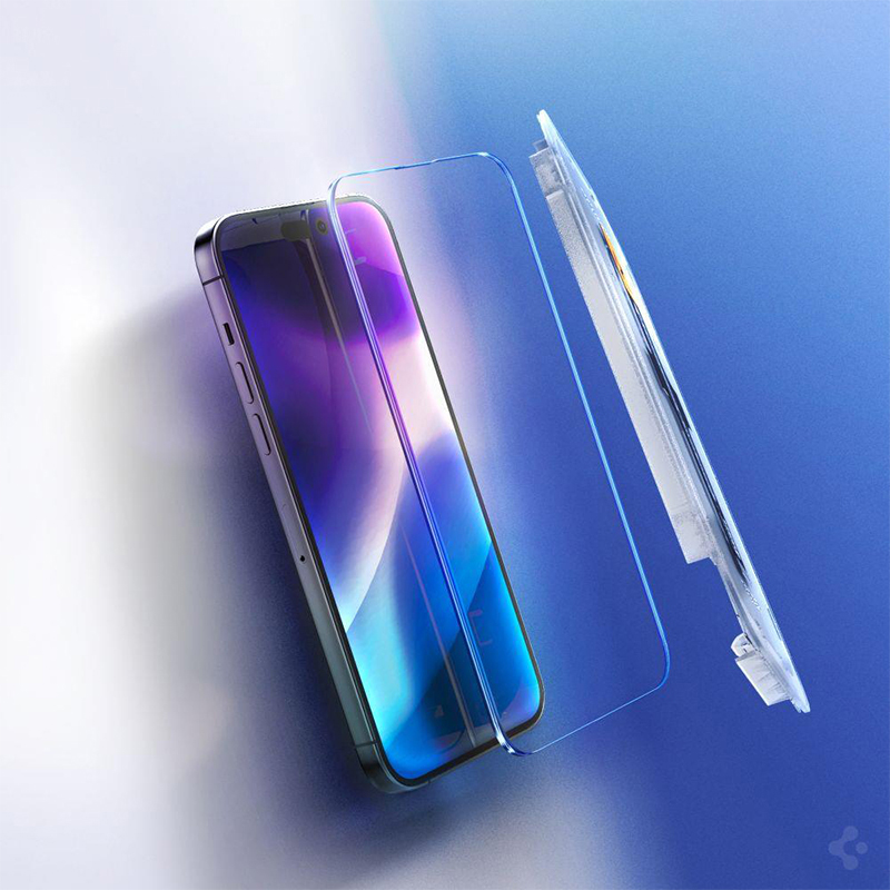 Tvrzené sklo (Tempered Glass) SPIGEN pro Apple iPhone 14 Pro Max - instalační rámeček - 2,5D - sada 2 kusů 2 Tvrzené sklo (Tempered Glass) SPIGEN pro Apple iPhone 14 Pro Max - instalační rámeček - 2,5D - sada 2 kusů - Obrázek 2