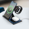 3v1 nabíjecí stanice XO WX023 Qi pro Apple iPhone + AirPods + Watch - bílá - Image 4