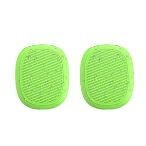 kryty nausniku pro apple airpods max silikonove svitive zeleny