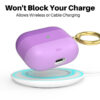 Pouzdro AHASTYLE pro Apple AirPods 3 - barevný přechod - silikonové - fialové - Image 5