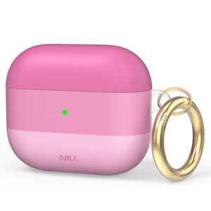 pouzdro ahastyle pro apple airpods 3 barevny prechod silikonove ruzove