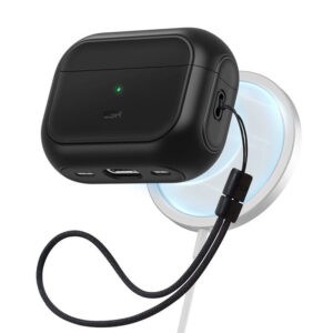 pouzdro esr orbit pro apple airpods pro 1 2 silikon plast magsafe kompatibilni cerne