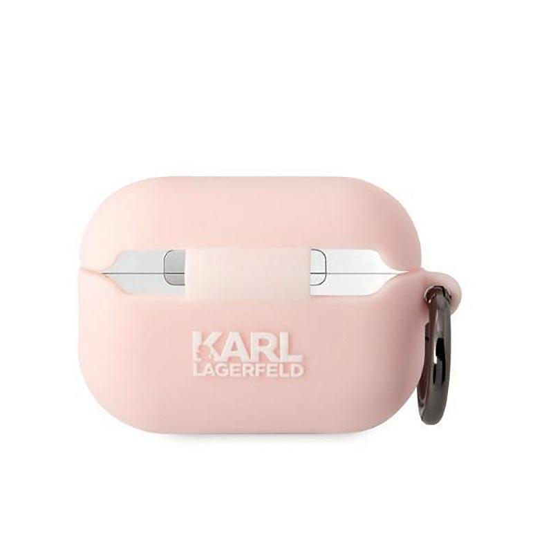 Pouzdro KARL LAGERFELD pro Apple AirPods Pro / Pro 2 - hlava Choupette - silikonové - růžové 2 Pouzdro KARL LAGERFELD pro Apple AirPods Pro / Pro 2 - hlava Choupette - silikonové - růžové - Obrázek 2