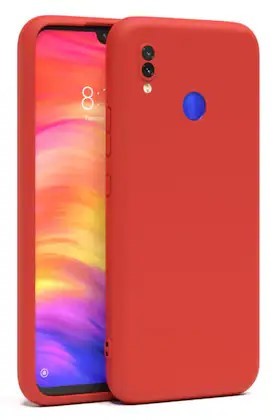 Silikonový kryt pro Xiaomi Redmi Note 7 a 7 Pro - Červený 1 Silikonový kryt pro Xiaomi Redmi Note 7 a 7 Pro - Červený