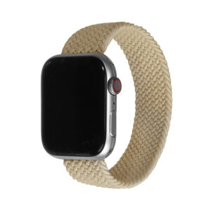 Pletený navlékací řemínek pro Apple Watch - Oříškový Barva: Oříšek