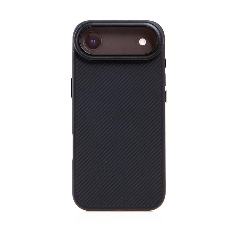 Kryt CARBON Elite pro Apple iPhone Air - MagSafe kompatibilní - gumový / karbonový - černý 2 Kryt CARBON Elite pro Apple iPhone Air - MagSafe kompatibilní - gumový / karbonový - černý - Obrázek 2